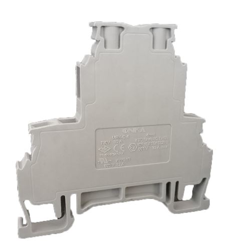 MRK 4 mm² İKİ KATLI VİDA BAĞLANITILI RAY KLEMENS