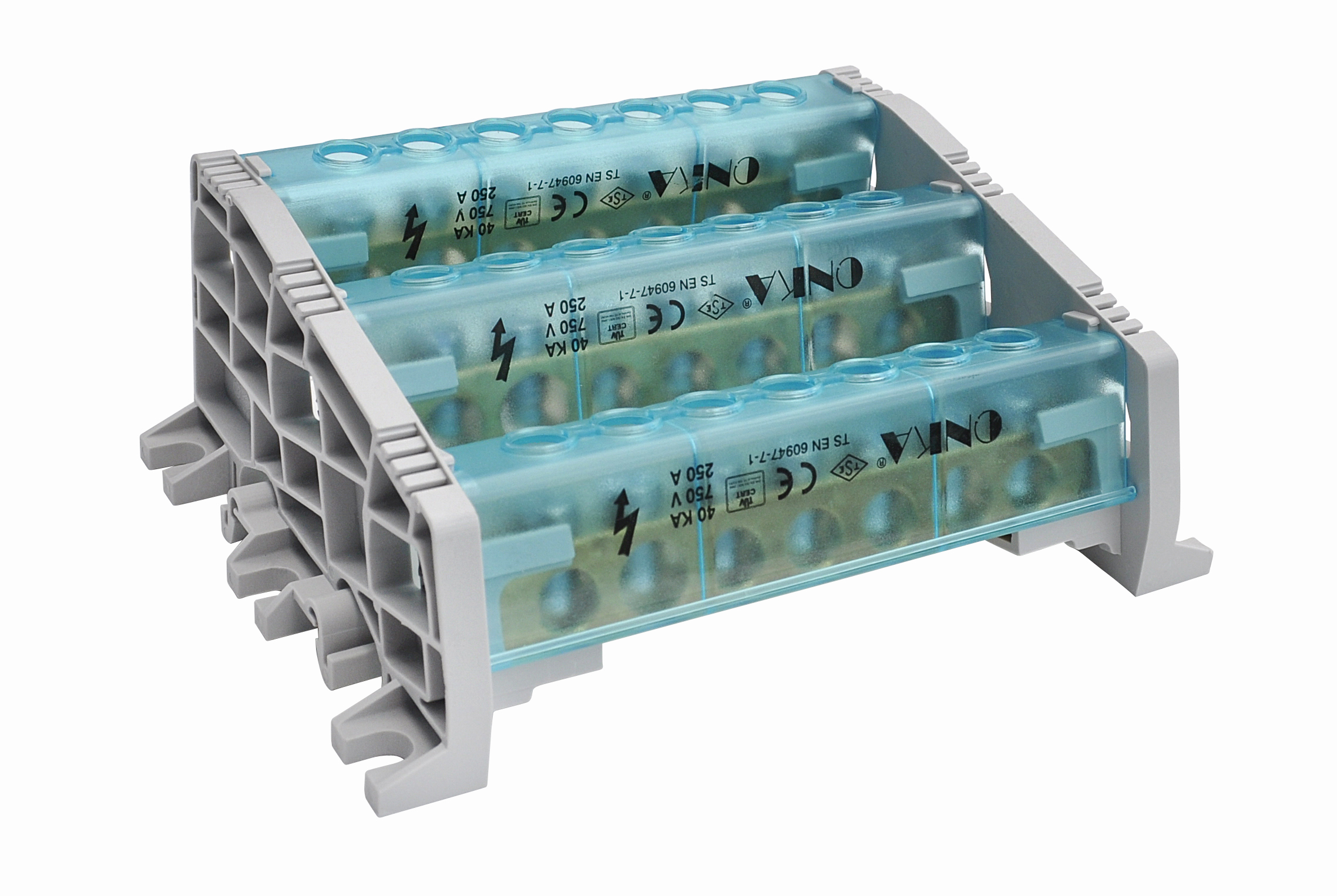 10X15mm² 2/8 10 DAĞITICI ÜNİTE, KAPAKLI (ALÇAK TİP)