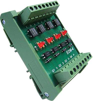 OPTOKUPLER KARTI 4 KNL.5VDC GİRİŞ 24VDC ÇIKIŞ NPN