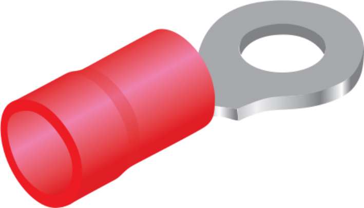 OYP 0,5-1,5 MM2 6 V İZOLELİ YUVARLAK KABLO UCU